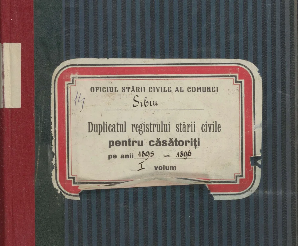 Registre istorice de stare civilă pentru Transilvania (1895-1924)