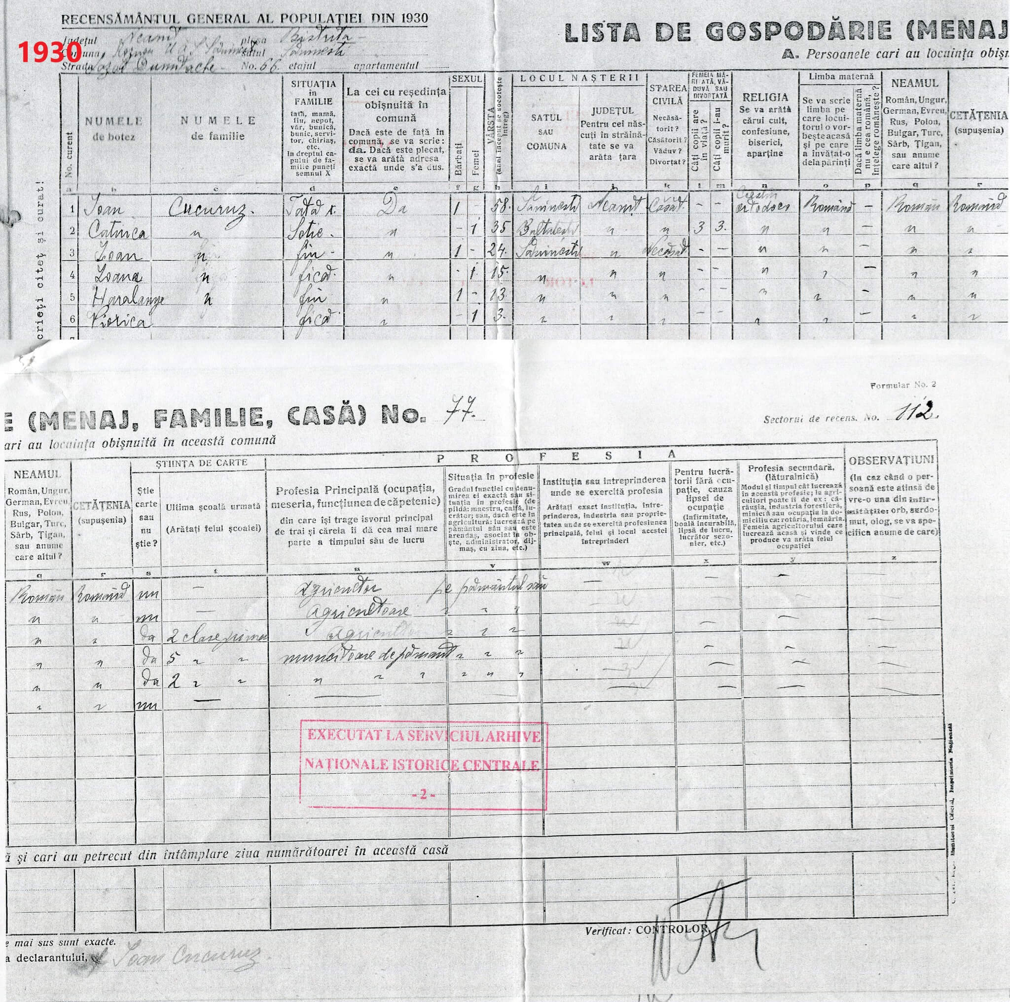 Recensămintele generale ale populației din 1930, 1941 și 1948